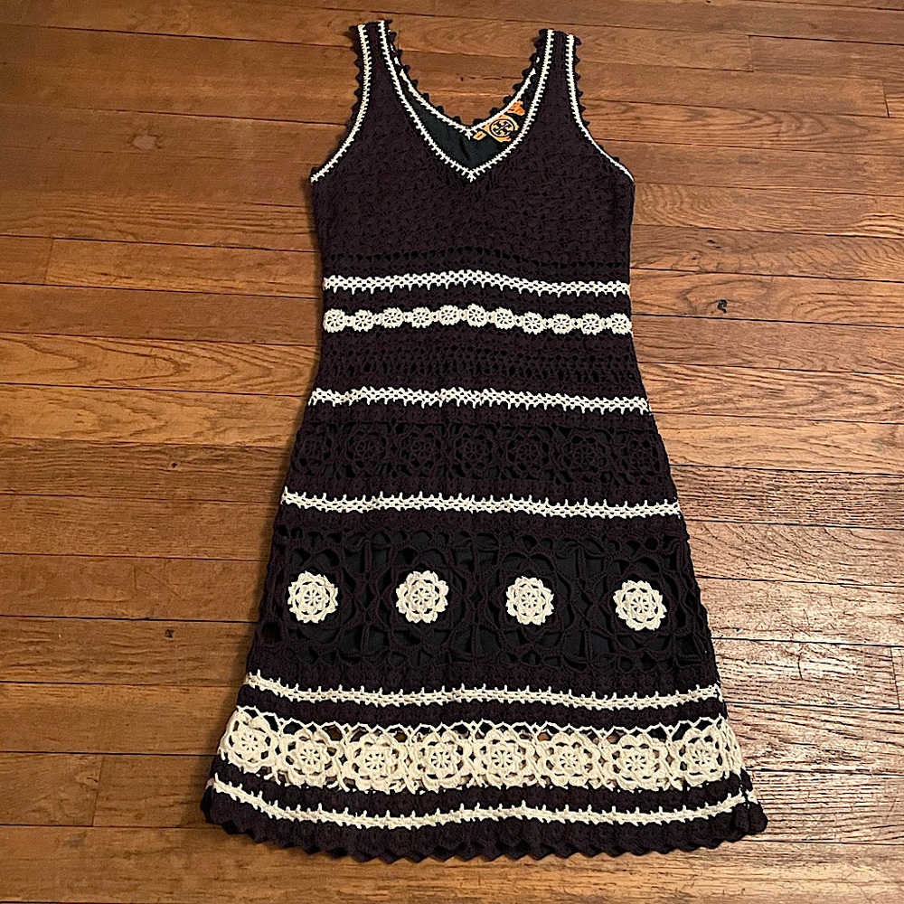 Vintage Tory Burch crochet dress